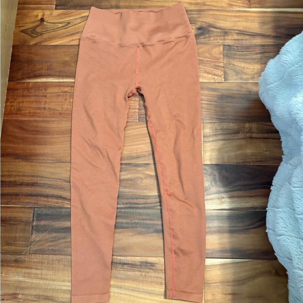 Spiritual Gangster ribbed Leggings - Rust M/L‎ (0476)